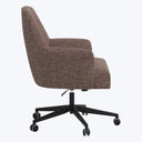 Cord Office Chair Boucle Merlot