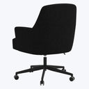 Cord Office Chair Zuma Linen Black