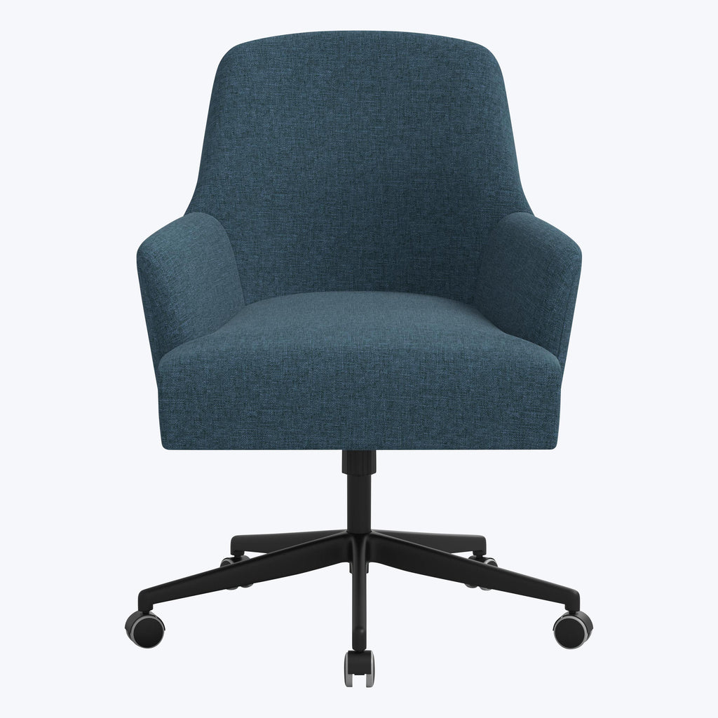 Cord Office Chair Zuma Linen Navy