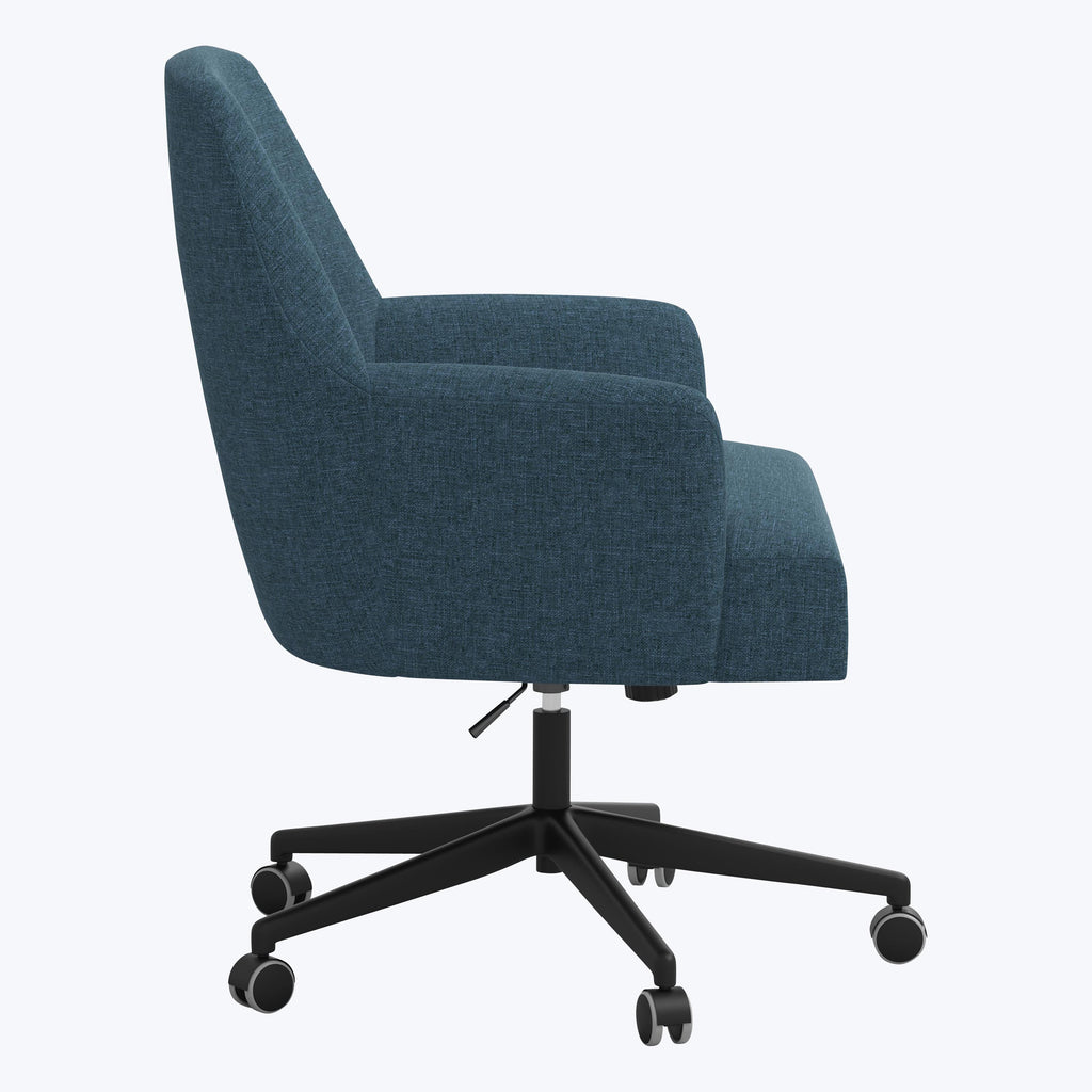 Cord Office Chair Zuma Linen Navy