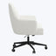 Cord Office Chair Zuma Linen White