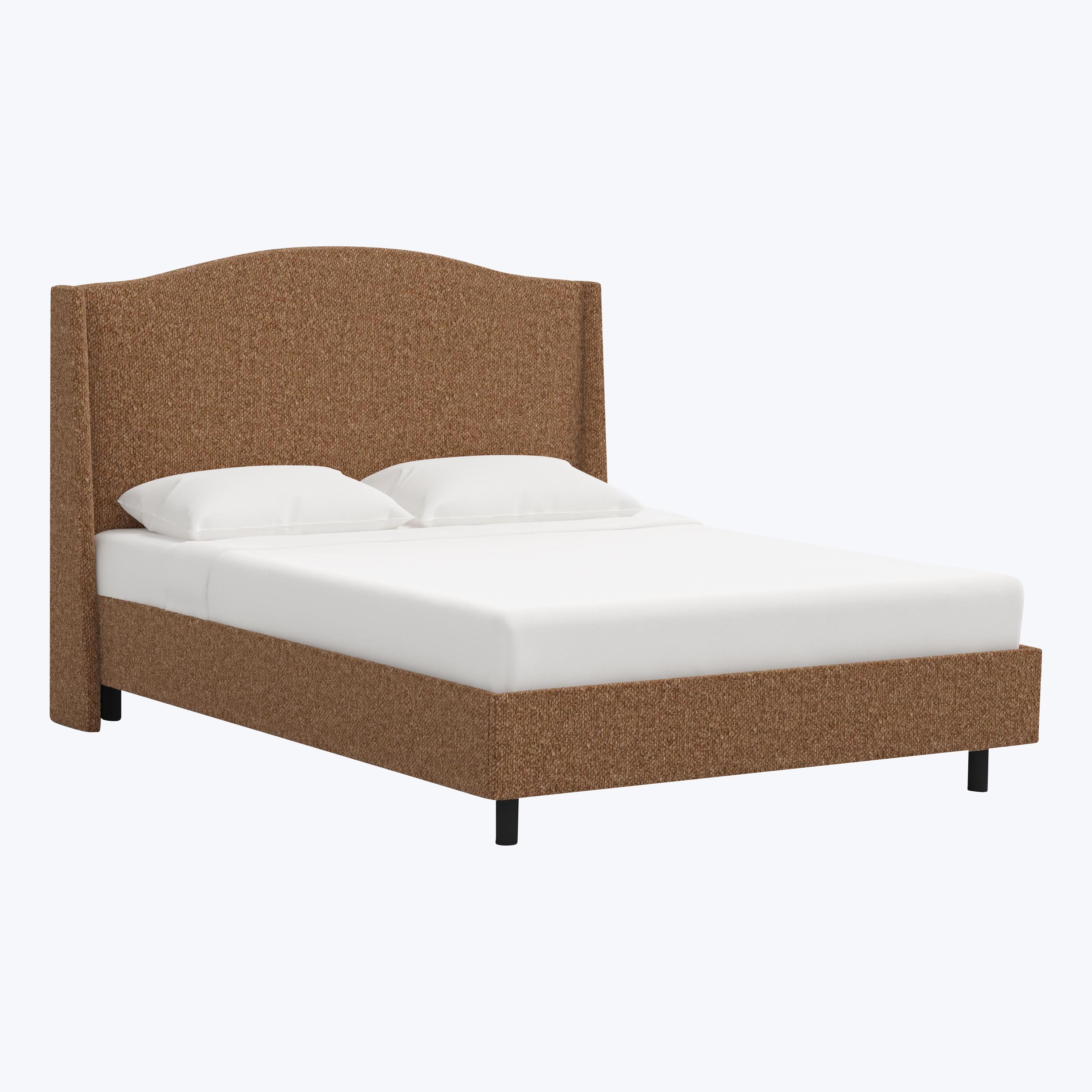 Ellis Platform Bed Twin / Woolen Pecan