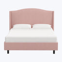 Ellis Platform Bed Twin / Linen Blush