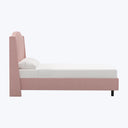 Ellis Platform Bed Twin / Linen Blush