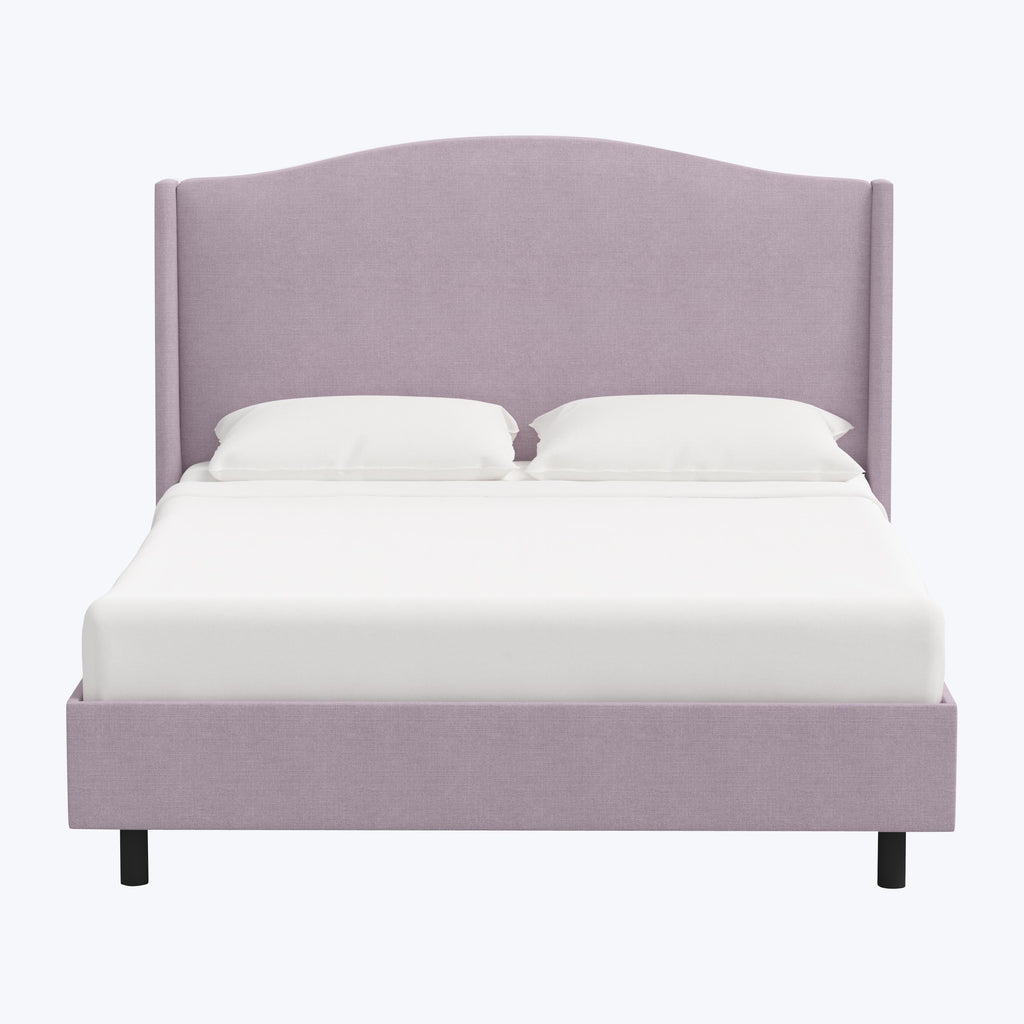 Ellis Platform Bed Twin / Linen Lilac