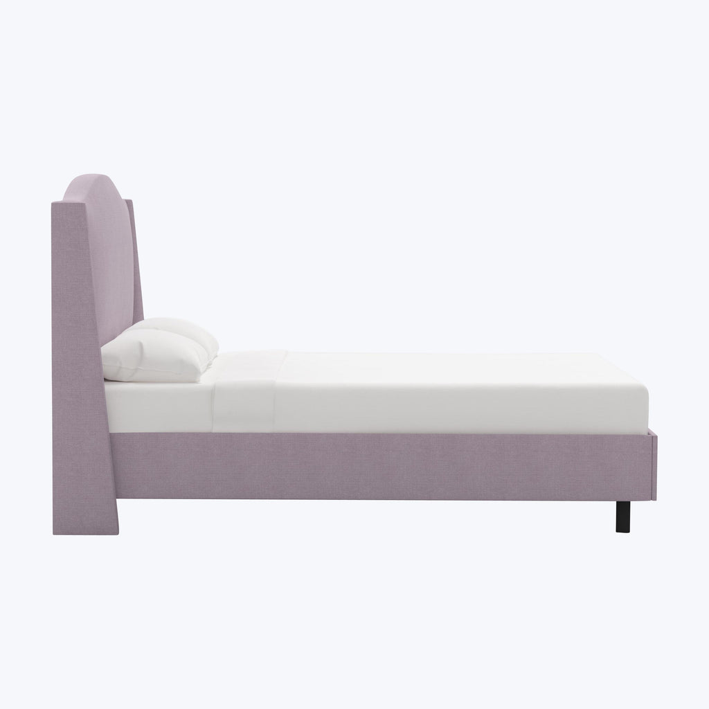 Ellis Platform Bed Twin / Linen Lilac