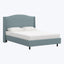 Ellis Platform Bed Twin / Linen Seaglass