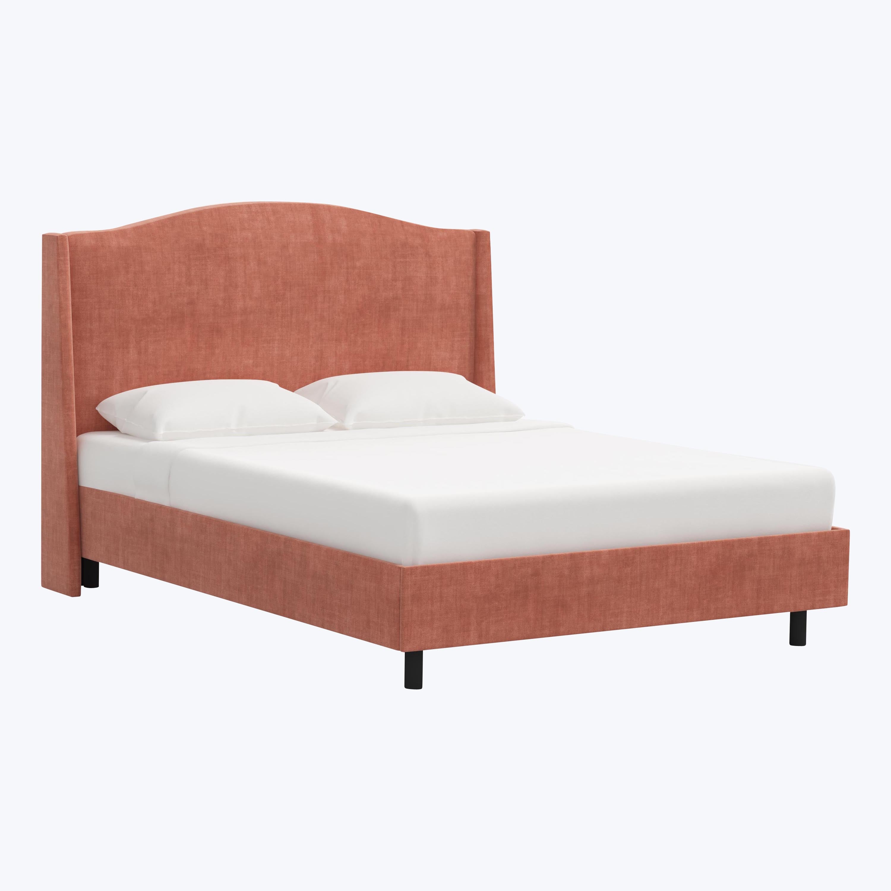 Ellis Platform Bed Twin / Antique Velvet Nectar