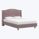 Ellis Platform Bed Twin / Antique Velvet Amethyst