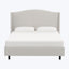 Ellis Platform Bed Twin / Velvet Light Grey