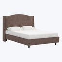 Ellis Platform Bed Twin / Boucle Merlot