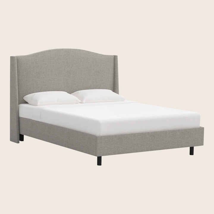 Ellis Platform Bed Twin / Zuma Linen Feather