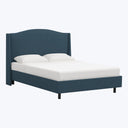 Ellis Platform Bed Twin / Zuma Linen Navy