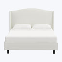 Ellis Platform Bed Twin / Zuma Linen White