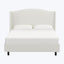 Ellis Platform Bed Twin / Zuma Linen White