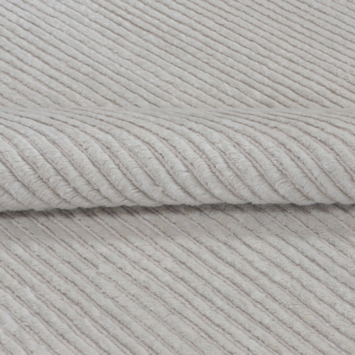 Beige Textured Cashmere Wool Rug - 11'2" x 13'9"