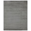 Grey Solid Cashmere Wool Rug - 8' x 10'