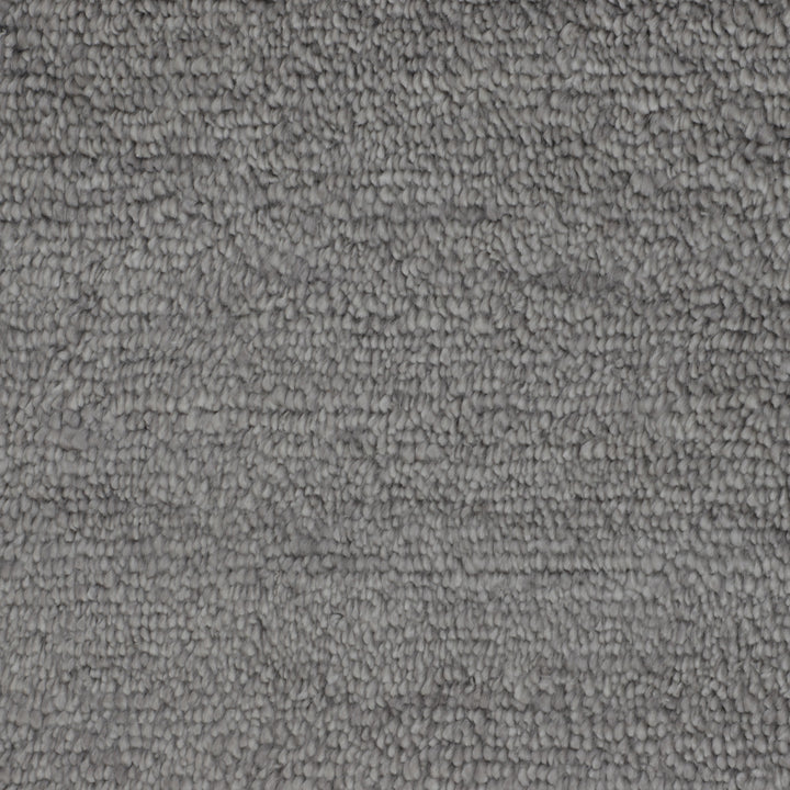 Grey Solid Cashmere Wool Rug - 8' x 10'