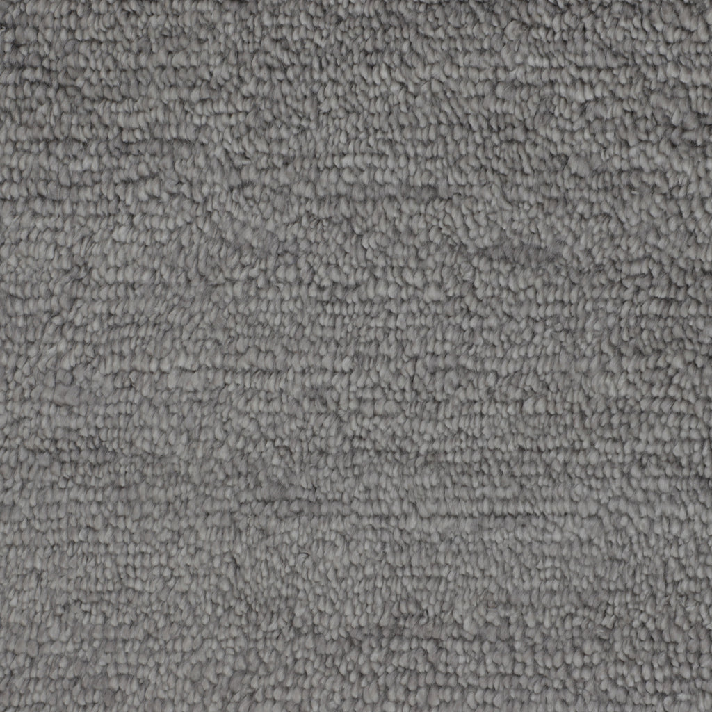 Grey Solid Cashmere Wool Rug - 8' x 10'