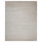 Ivory Solid Cashmere Wool Rug - 8' x 10'