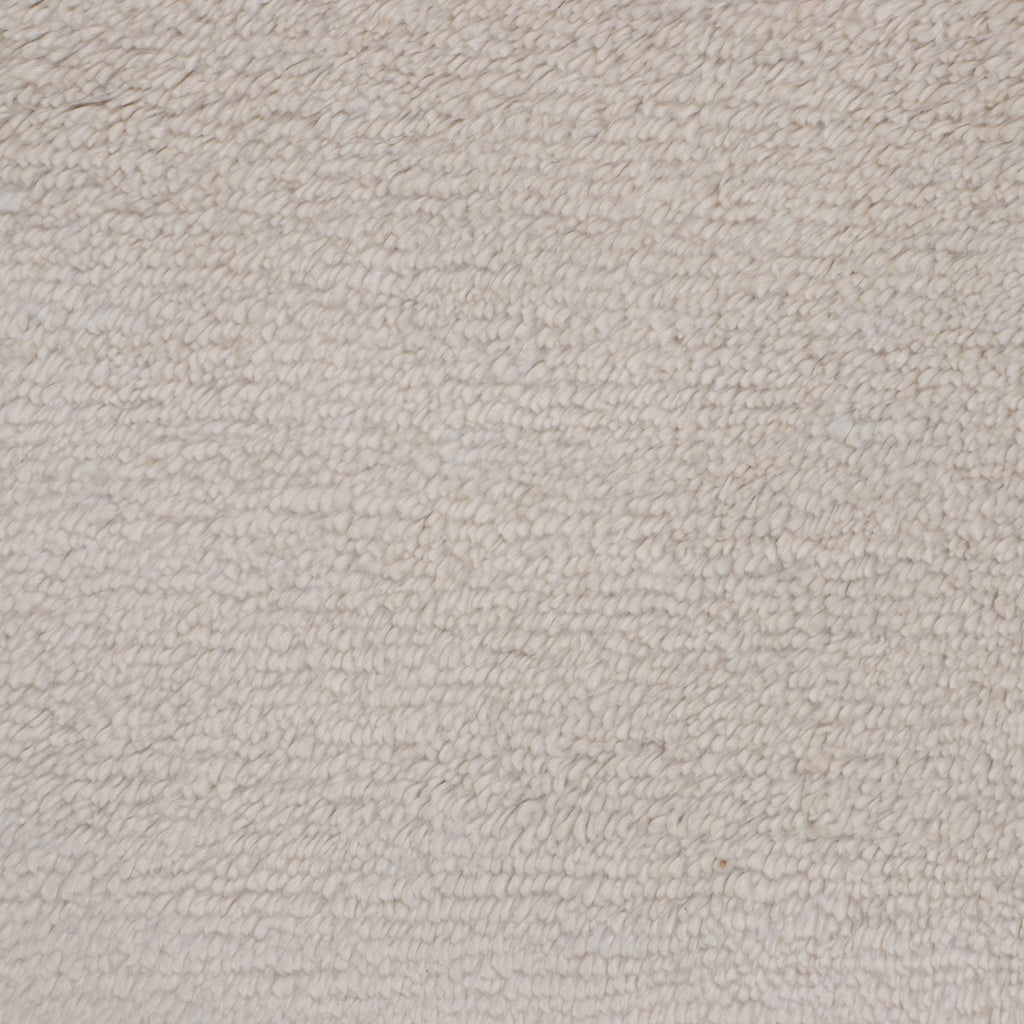 Ivory Solid Cashmere Wool Rug - 8' x 10'