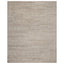 Beige Contemporary Wool Linen Nettle Blend Rug - 8'1" x 10'