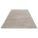 Beige Contemporary Wool Linen Nettle Blend Rug - 8'1" x 10'