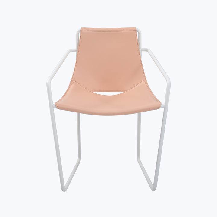 Apelle Leather Dining Armchair
