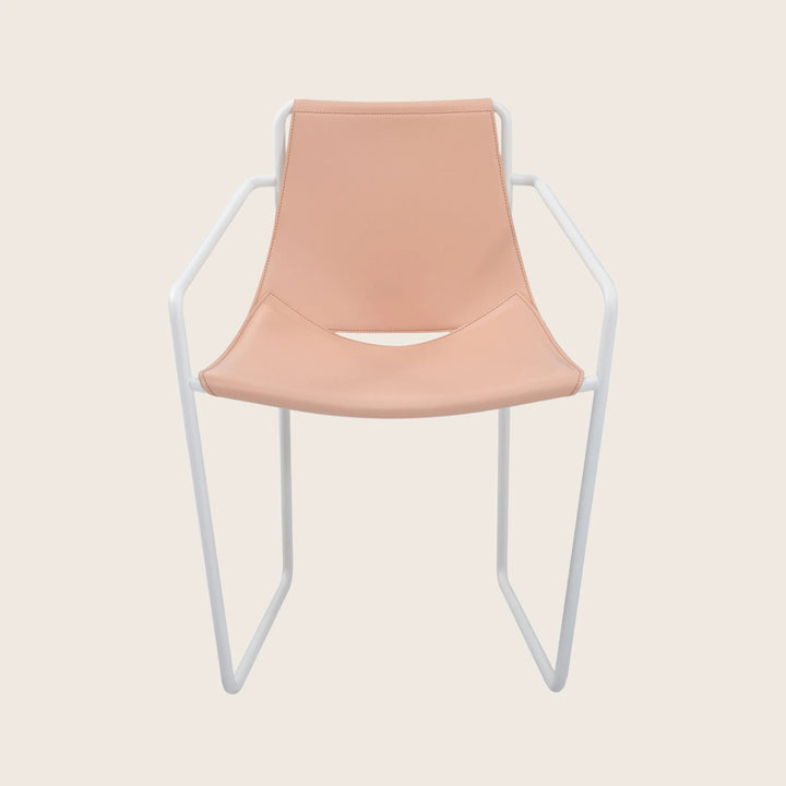 Apelle Leather Dining Armchair