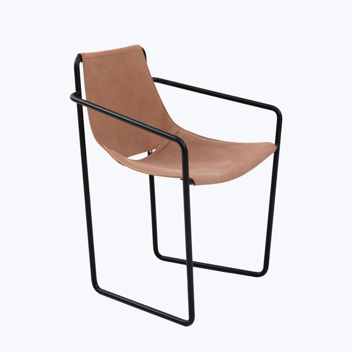 Apelle Leather Dining Armchair