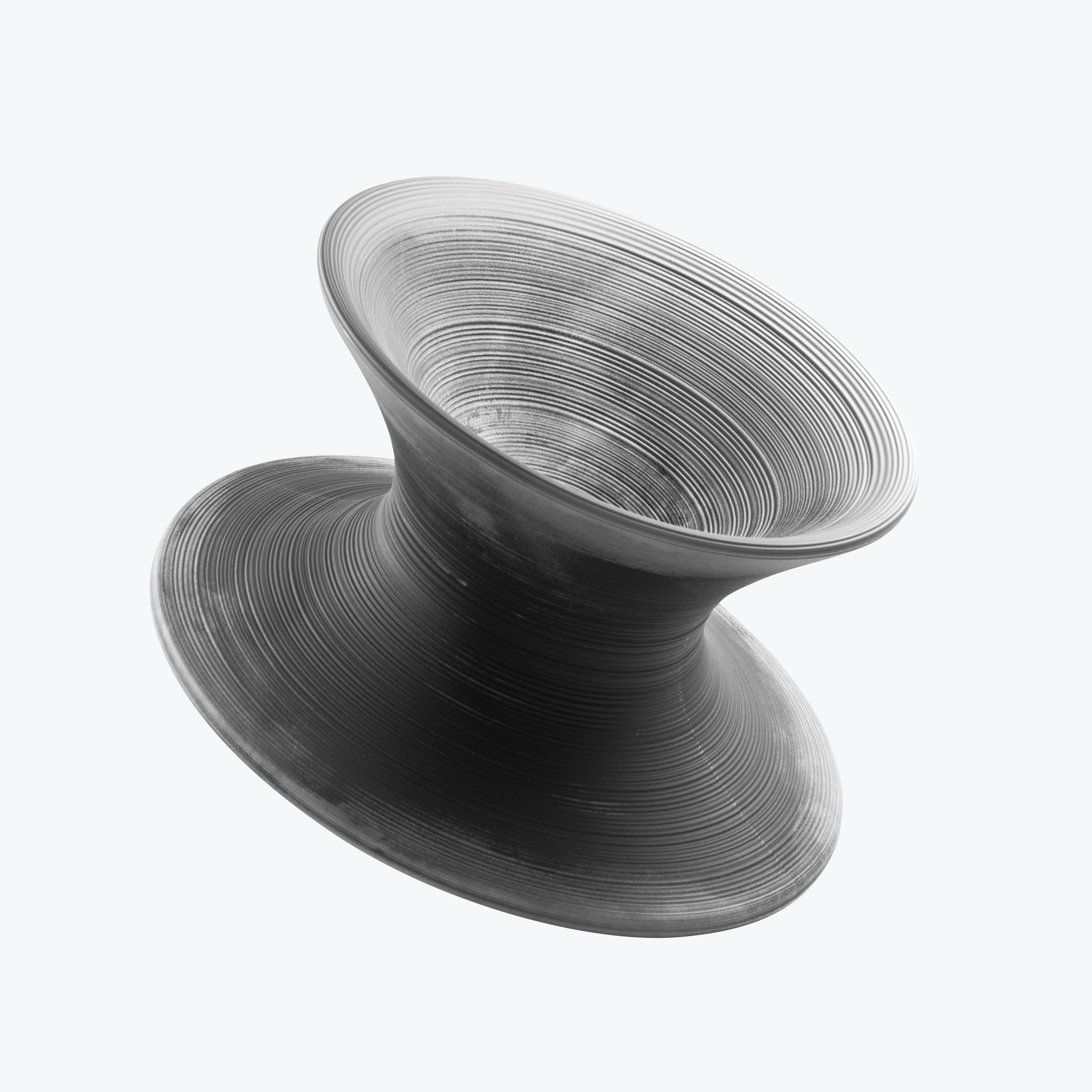 Spun Rotating Chair Grey