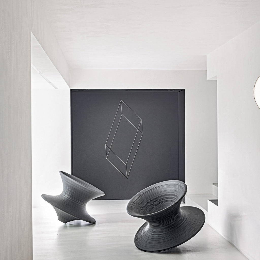 Spun Rotating Chair Grey