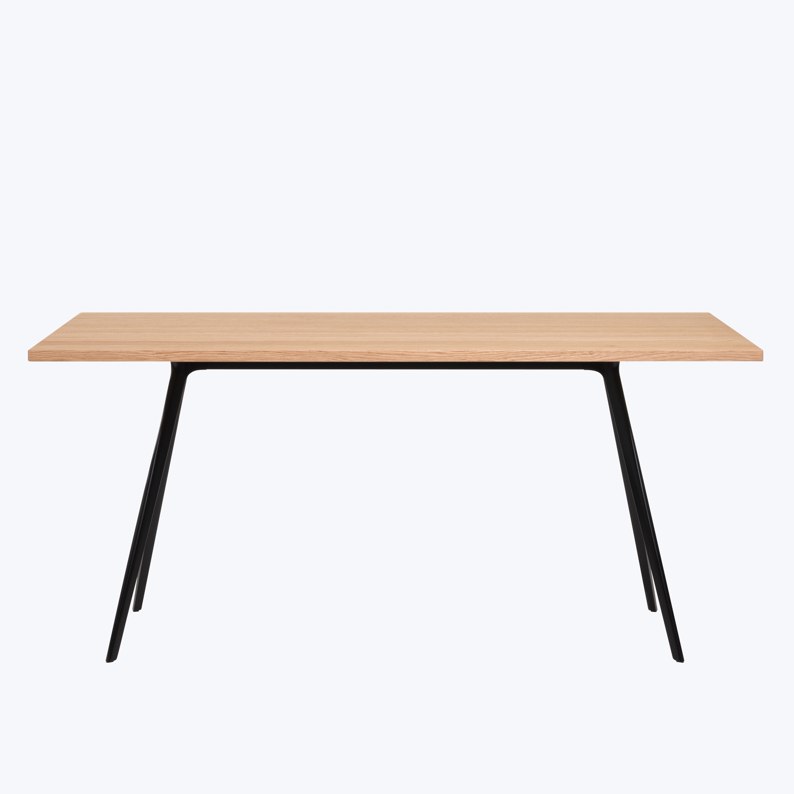 Baguette Dining Table Natural Oak | Black