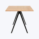 Baguette Dining Table Natural Oak | Black