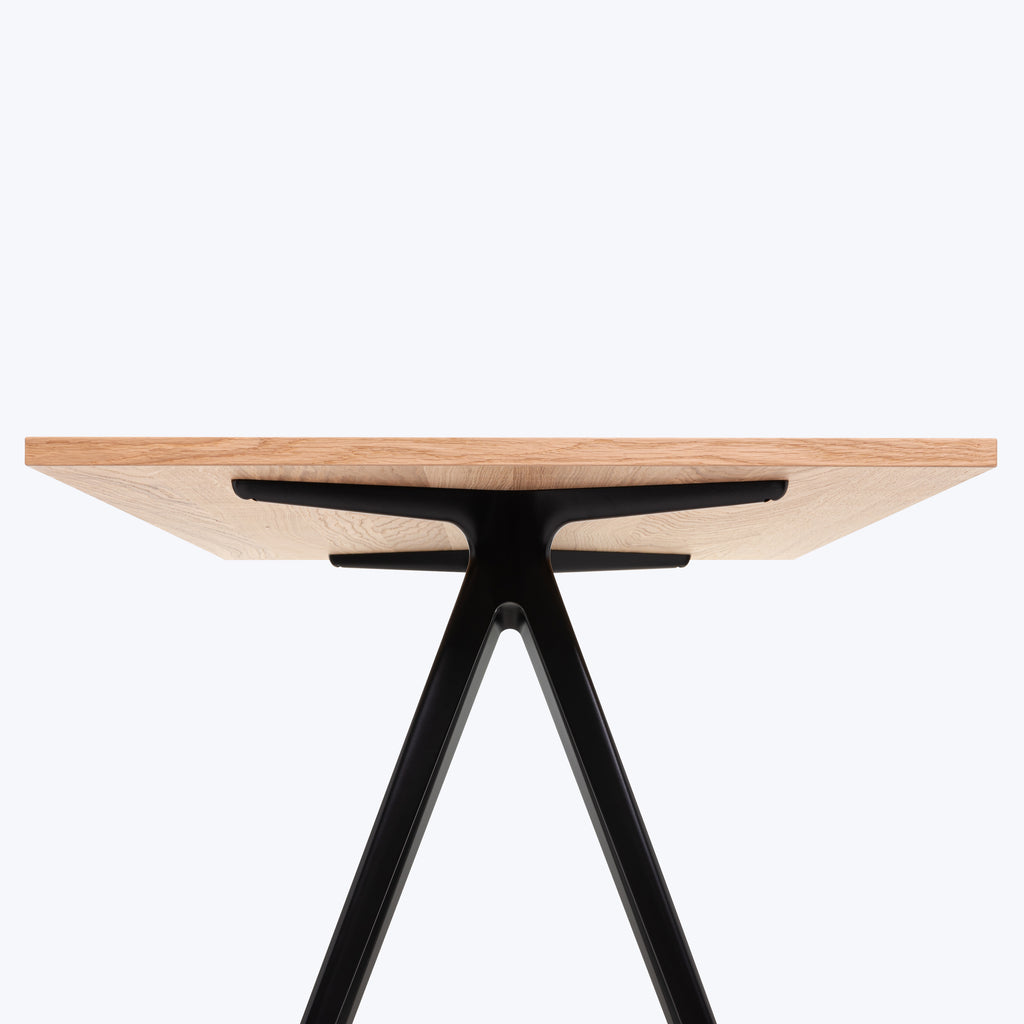 Baguette Dining Table Natural Oak | Black