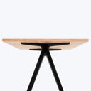 Baguette Dining Table Natural Oak | Black