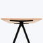 Baguette Dining Table Natural Oak | Black