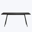 Baguette Dining Table Dark Oak | Black