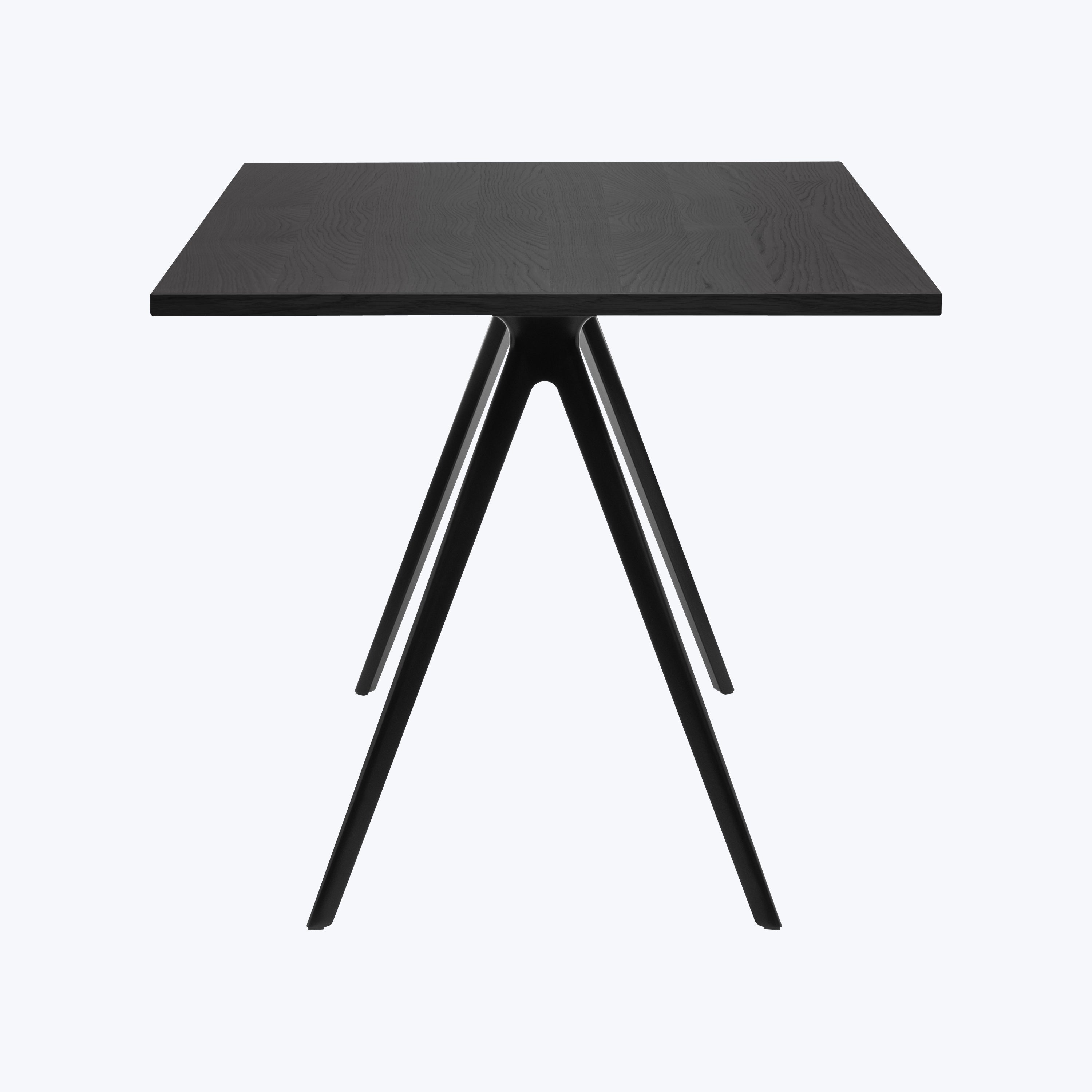 Baguette Dining Table Dark Oak | Black