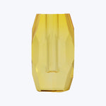 Crystal Vase Amber