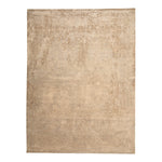 Grey Contemporary Silk Wool Blend Rug - 9' x 12'1"