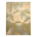 Green Contemporary Silk Wool Blend Rug - 8'11" x 12'1"