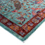 Green Traditional Wool Rug - 8'10" x 12'2"