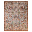 Light Grey Traditional Wool Rug - 8'1" x 9'10"