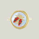 4 Elements Ladybug Ring