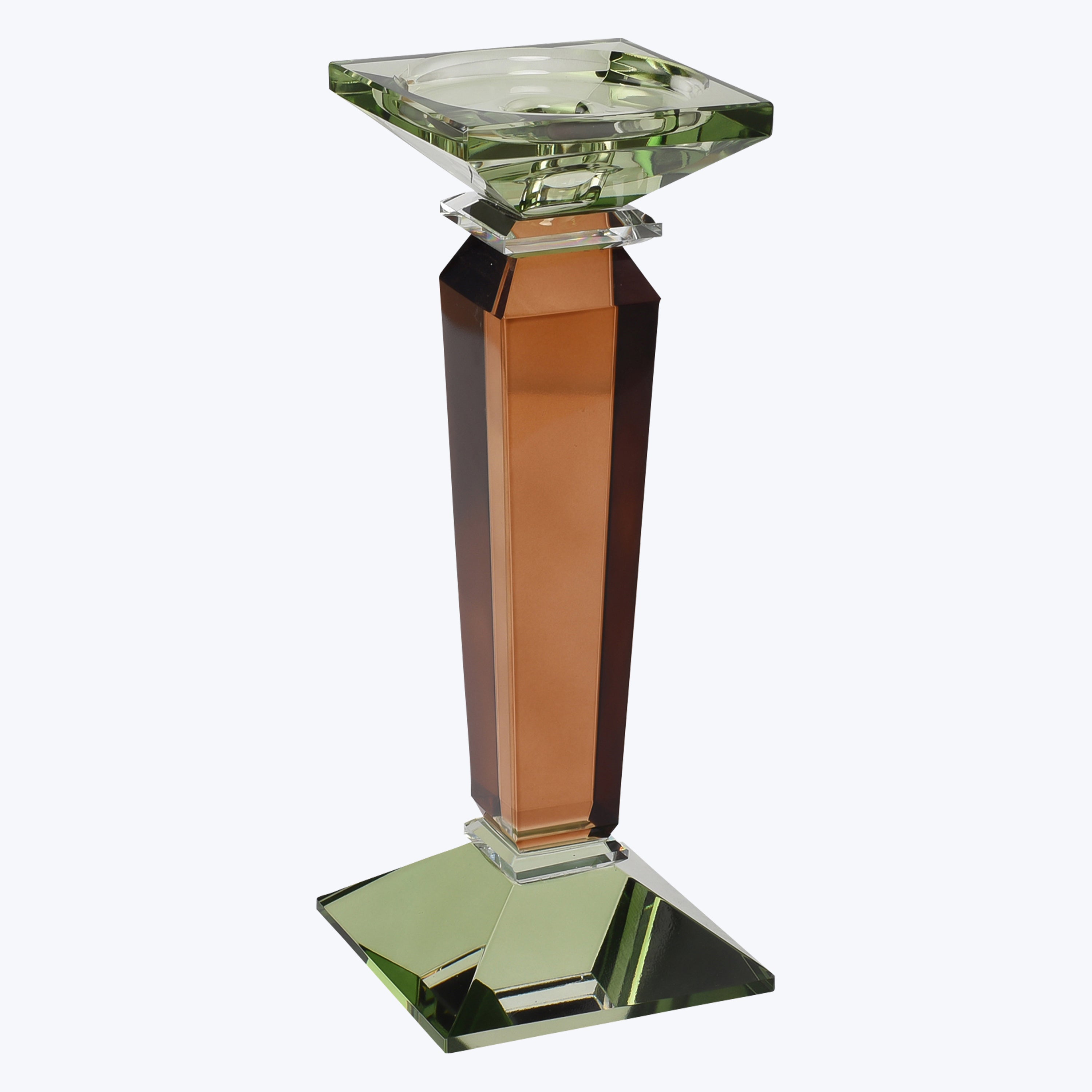 Column Ornamental Crystal Candle Holder