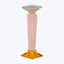 Tall Column Ornamental Crystal Candle Holder