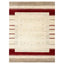 Natural & Red Traditional Gabbeh Wool Rug 8'4" x 11'3"