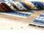 Ivory & Blue Traditional Gabbeh Wool Rug - 5'2" x 6'6"