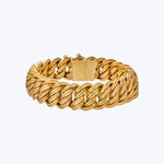 1960s 14K Yellow Gold Link Bracelet